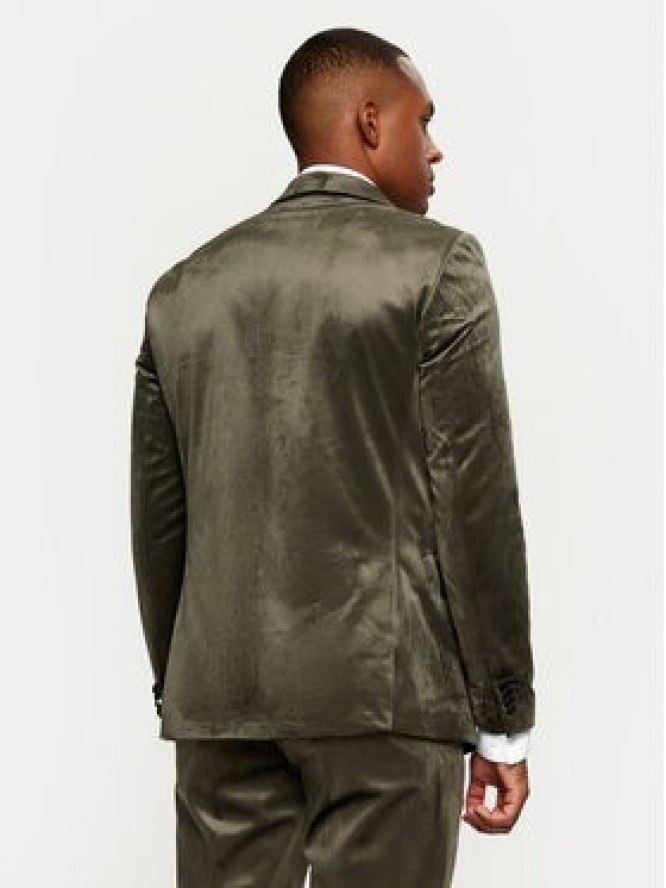 Jack & Jones Garnitur Velvet 12271528 Zielony Slim Fit