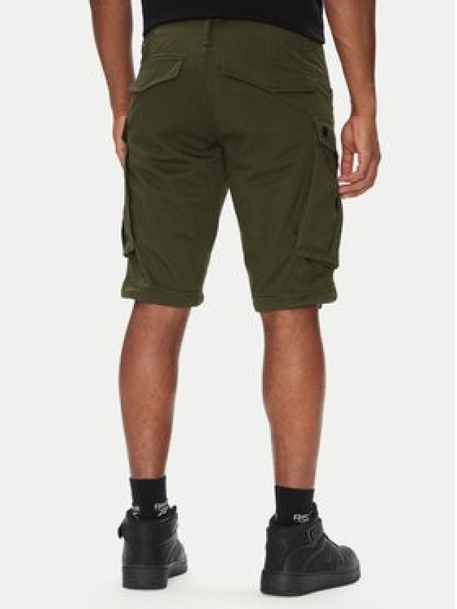 G-Star Raw Szorty materiałowe Rovic Zip D26214-5126 6059 Khaki Relaxed Fit