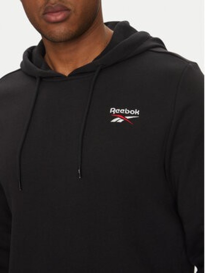 Reebok Bluza Identhlty Small Logo 100221784 Czarny Regular Fit
