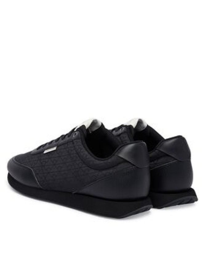 Calvin Klein Sneakersy Retro Runner T Lth Aop Ny HM0HM02213 Czarny