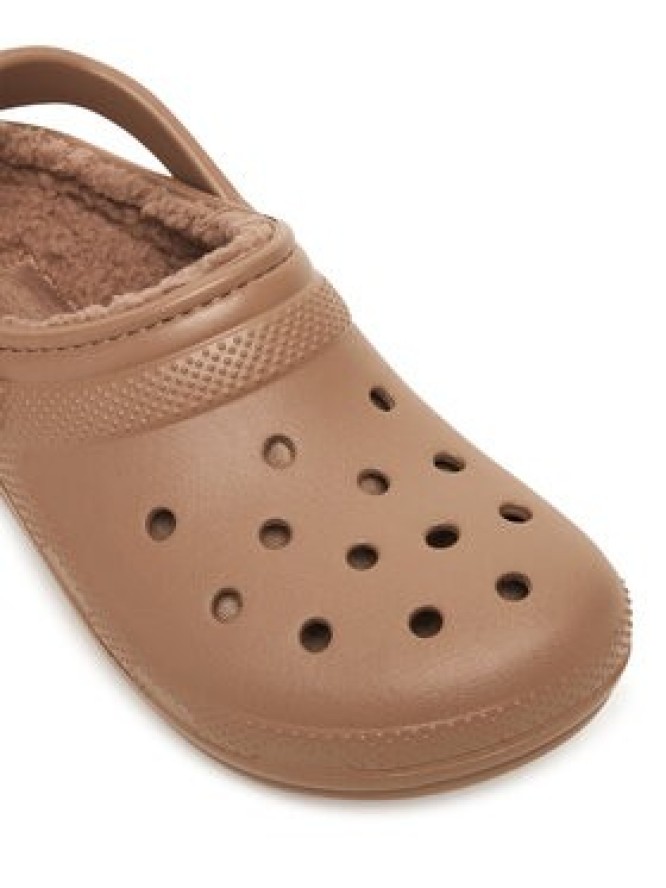 Crocs Klapki Classic Lined Clog 203591 Brązowy