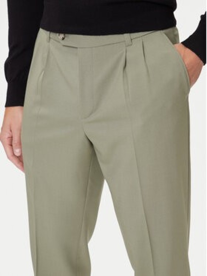 BOSS Spodnie materiałowe C-Perin-DPL 50545822 Zielony Tapered Fit