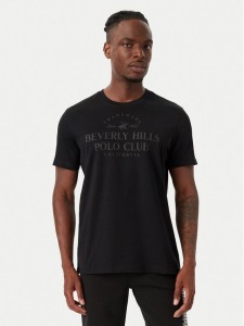 Beverly Hills Polo Club T-Shirt M1303 Czarny Regular Fit