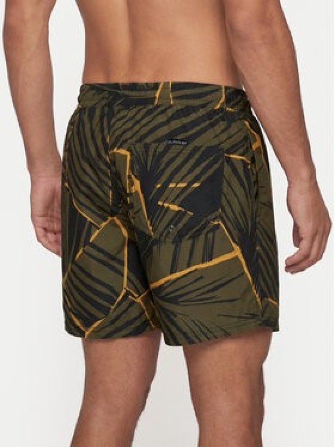 Quiksilver Szorty kąpielowe Everyday Printed Volley 15 EQYJV04219 Zielony Regular Fit
