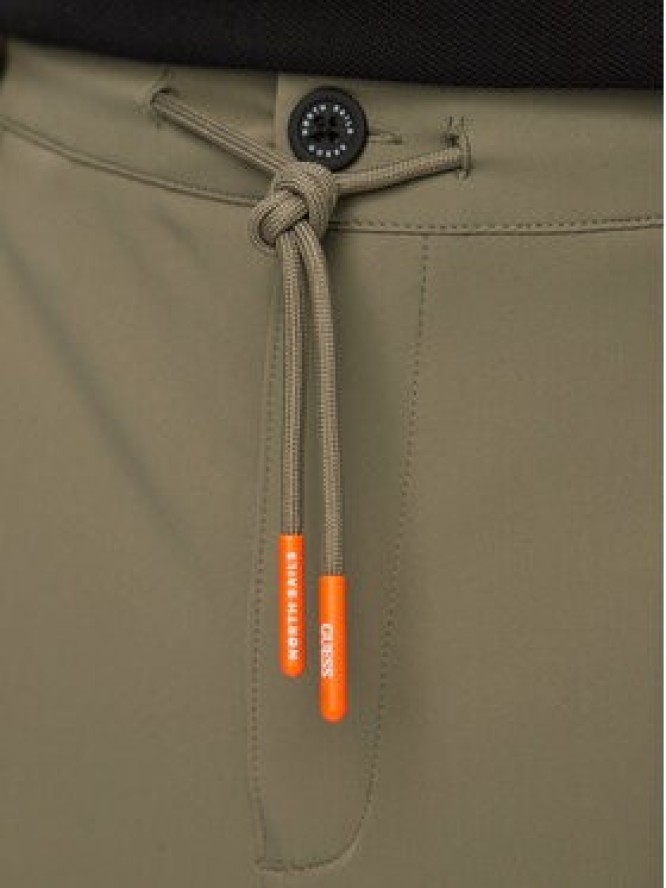 Guess Szorty materiałowe M6GD36 W2169 Khaki Regular Fit