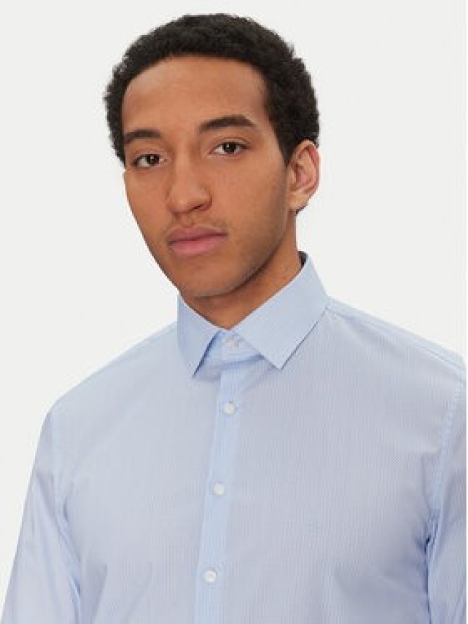 Calvin Klein Koszula K10K114312 Niebieski Slim Fit