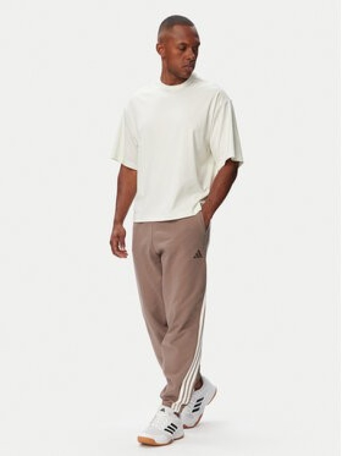 adidas T-Shirt Soft Lux KB8095 Kremowy Regular Fit