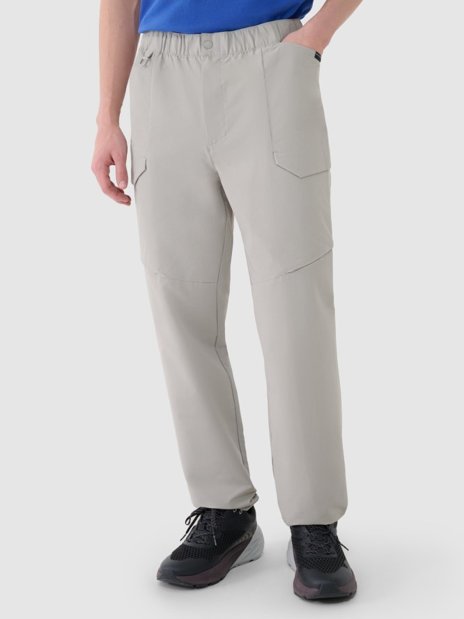 4F Spodnie casualowe męskie - szare S