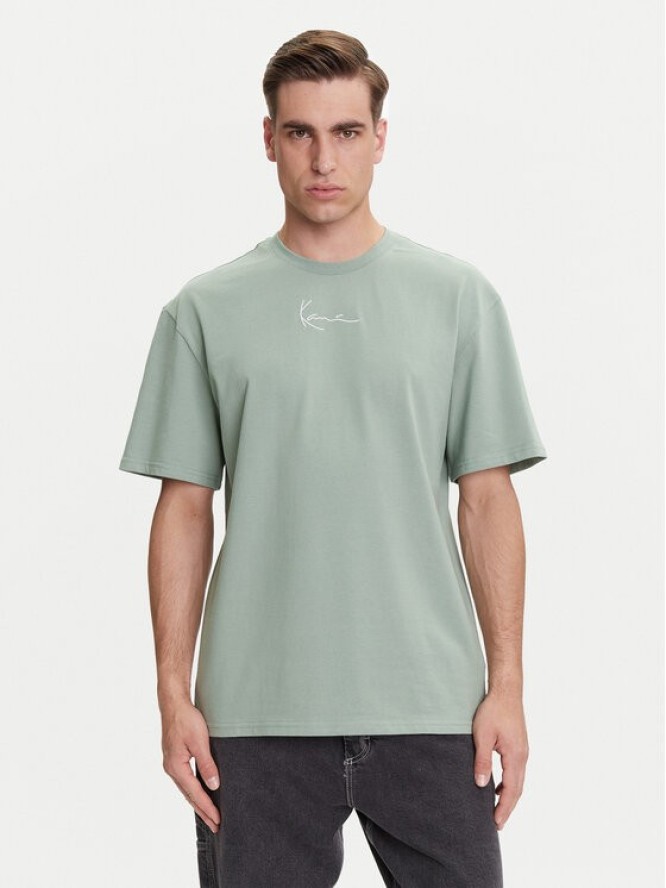 Karl Kani T-Shirt Small Signature Essential PD00008142 Zielony Relaxed Fit