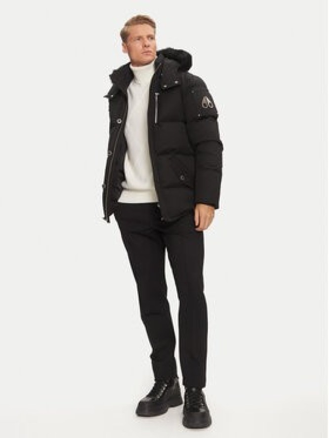 Moose Knuckles Kurtka puchowa Original 3Q Neoshear M32MJ128SX Czarny Slim Fit