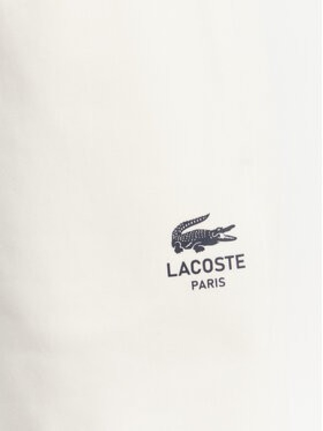 Lacoste Szorty sportowe Unisex GH0990 Écru Regular Fit