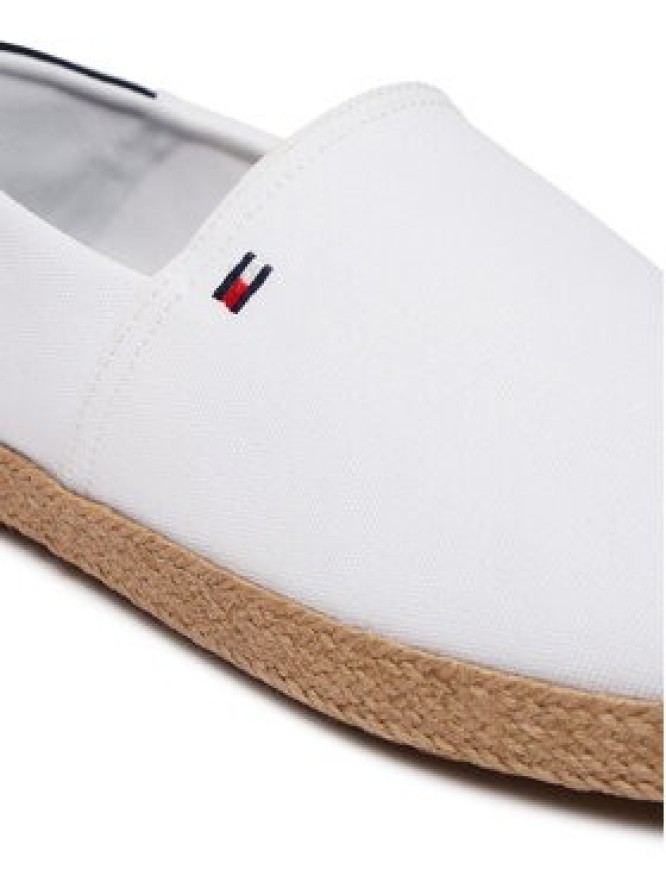 Tommy Hilfiger Espadryle Core Hilfiger Espadrille Textile FM0FM05792 Biały