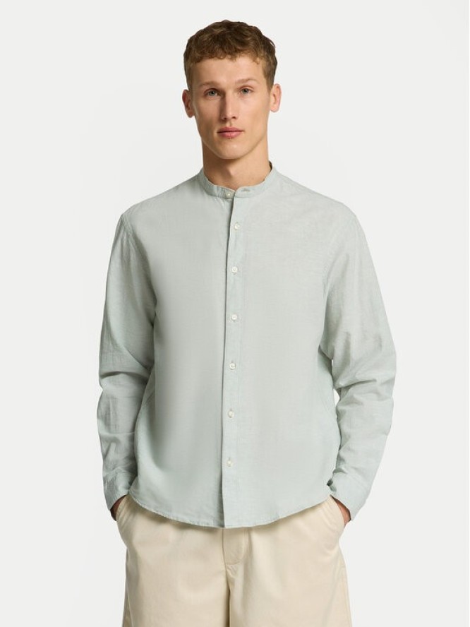 Selected Homme Koszula 16079054 Zielony Regular Fit