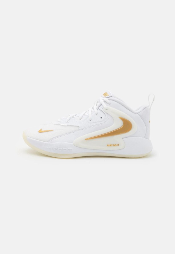 Buty Nike Zoom Hyperset 2 Białe i Metaliczne Złoto