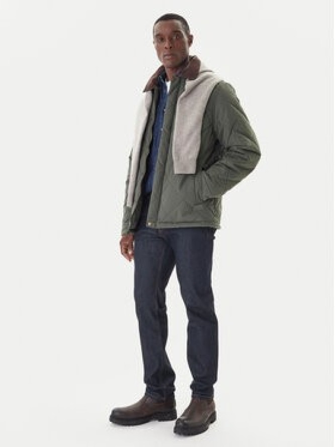 Hunter Kurtka przejściowa Ardwell HARM0003252 Zielony Regular Fit