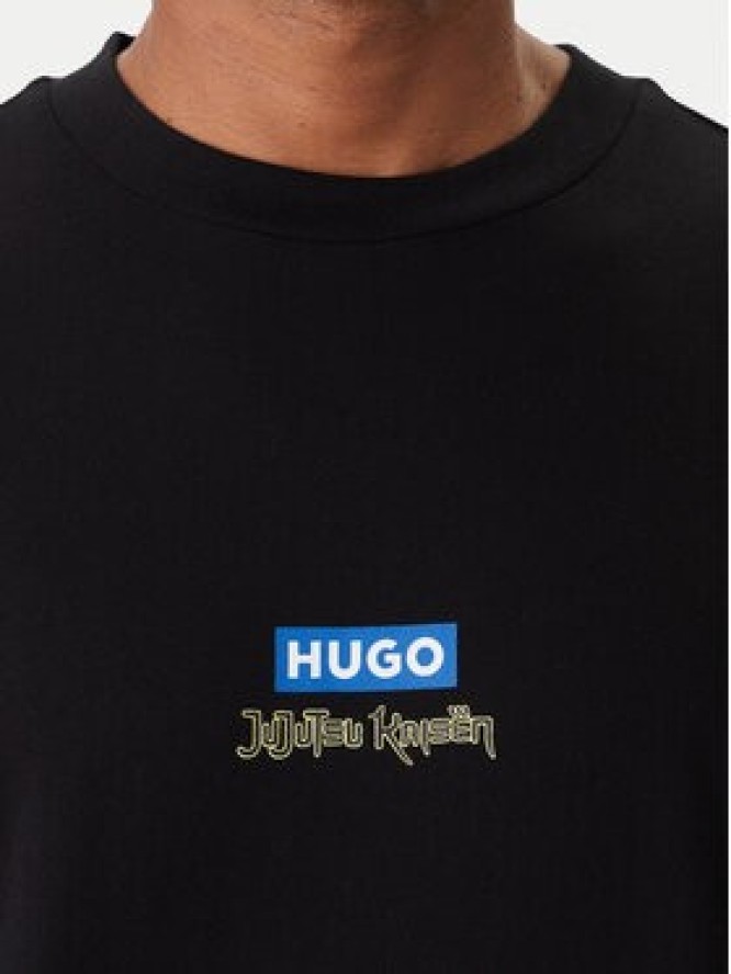 HUGO Longsleeve Nichaboso JJK 50554835 Czarny Relaxed Fit