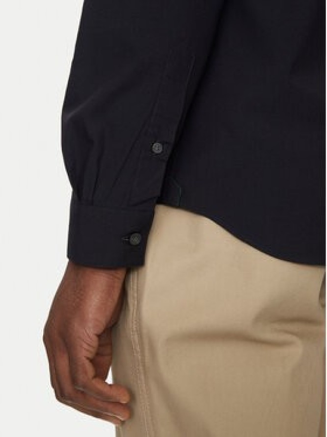 Lacoste Koszula CH5620 Granatowy Slim Fit