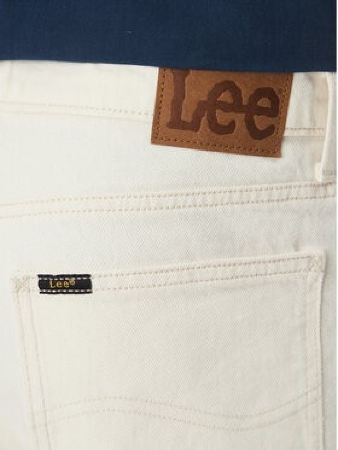 Lee Jeansy Oscar 112364188 Biały Tapered Fit