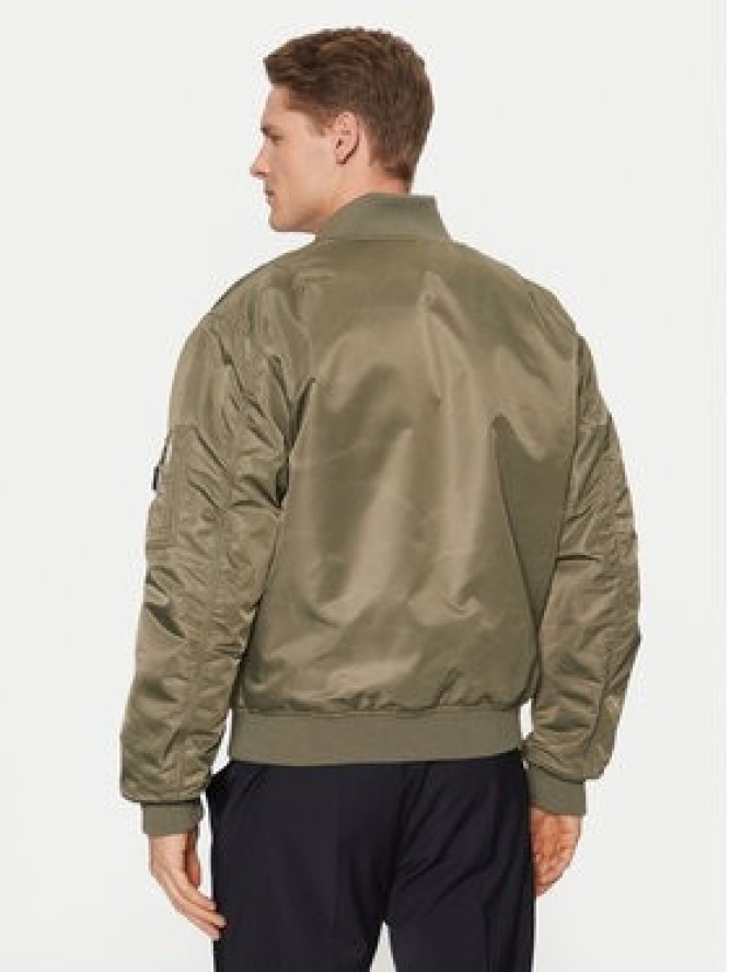 Guess Jeans Kurtka bomber M5RL81 WHAA2 Khaki Regular Fit