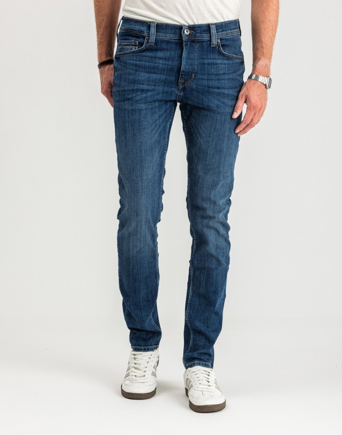 MUSTANG VEGAS SLIM MĘSKIE SPODNIE JEANSOWE JEANSY DŻINSY DENIM BLUE 1015045 5000 883
