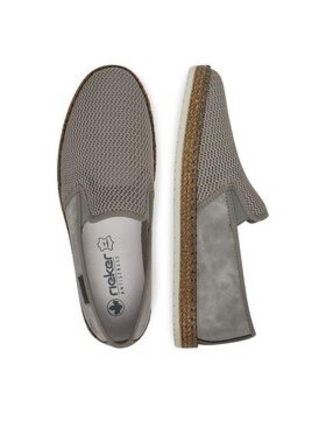 Rieker Półbuty B5265-43 Szary