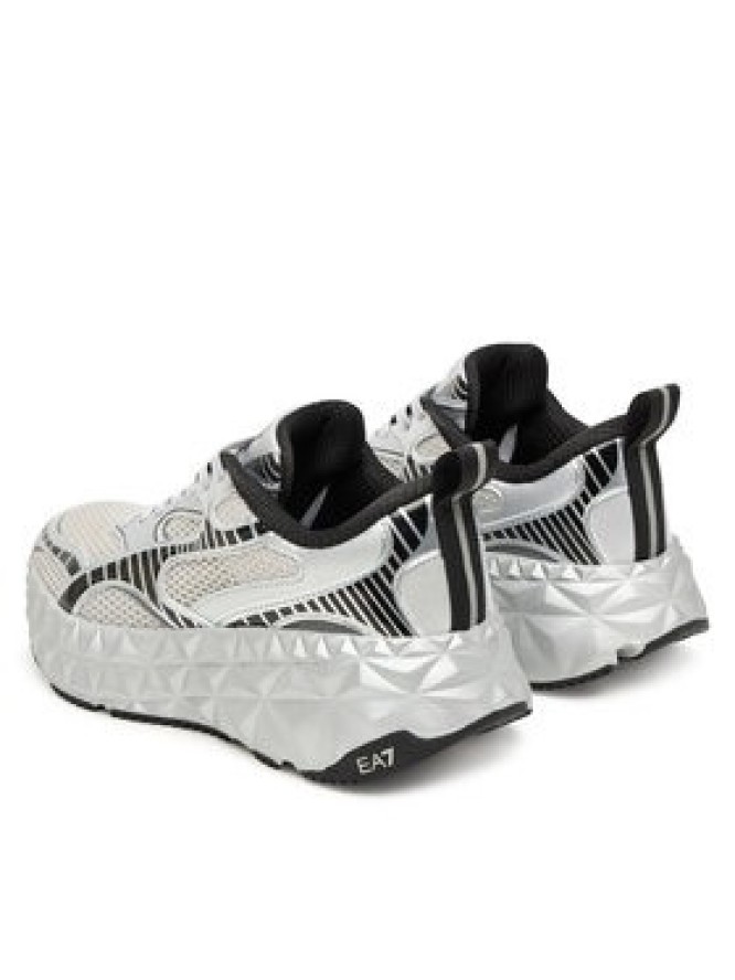 EA7 Emporio Armani Sneakersy X8X238 XK431 MZ163 Srebrny