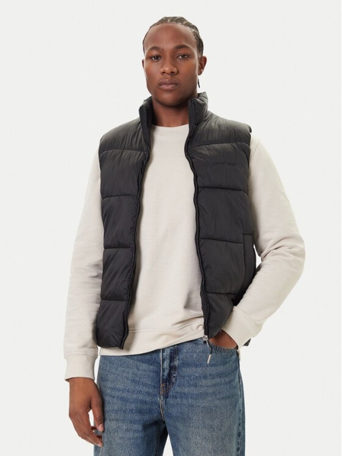 Jack & Jones Kamizelka Norrebro 12282913 Czarny Regular Fit