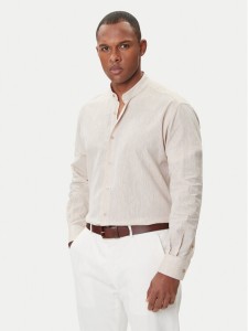 KARL LAGERFELD Koszula 605035 552627 Beżowy Regular Fit