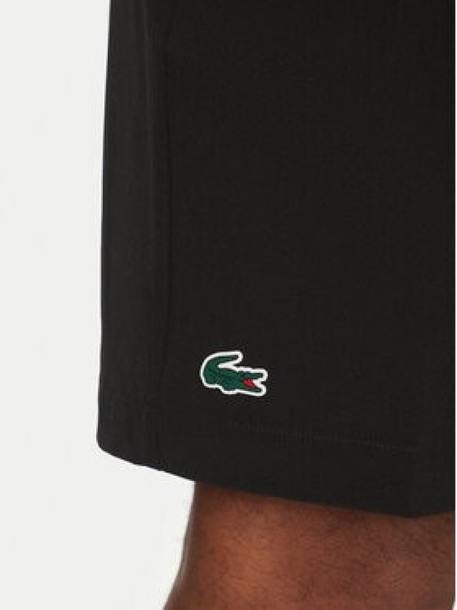 Lacoste Szorty tenisowe GH7452 Czarny Regular Fit