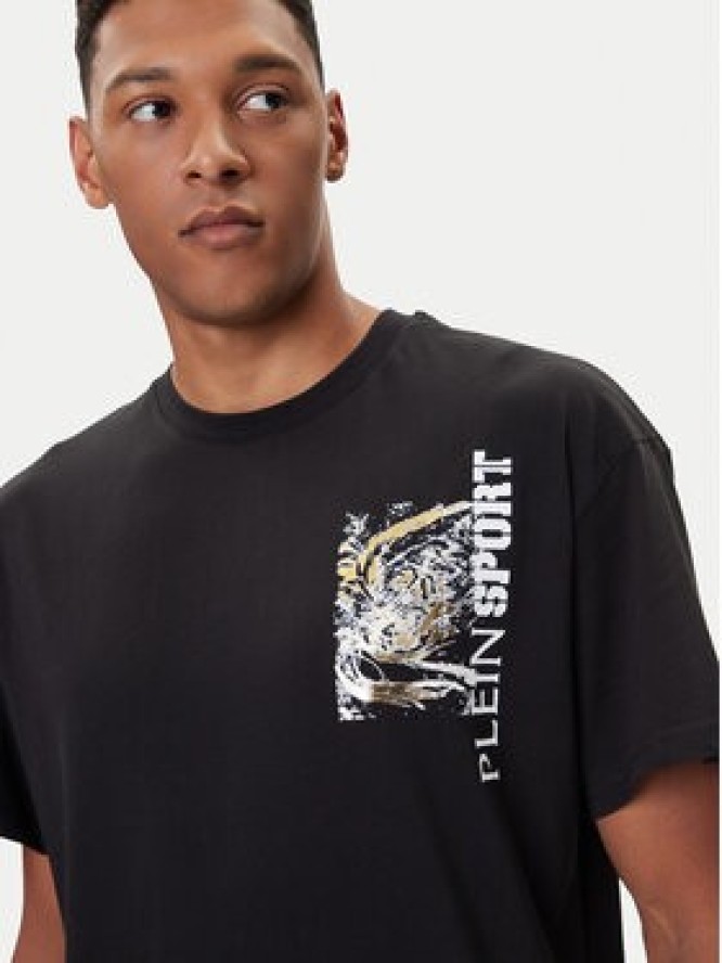 Plein Sport T-Shirt FAEC MTK8368 STE001N Czarny Loose Fit