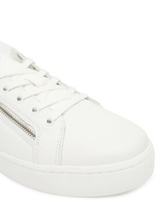 Calvin Klein Jeans Sneakersy Classic Cupsole Zip Low In YM0YM01318 Biały
