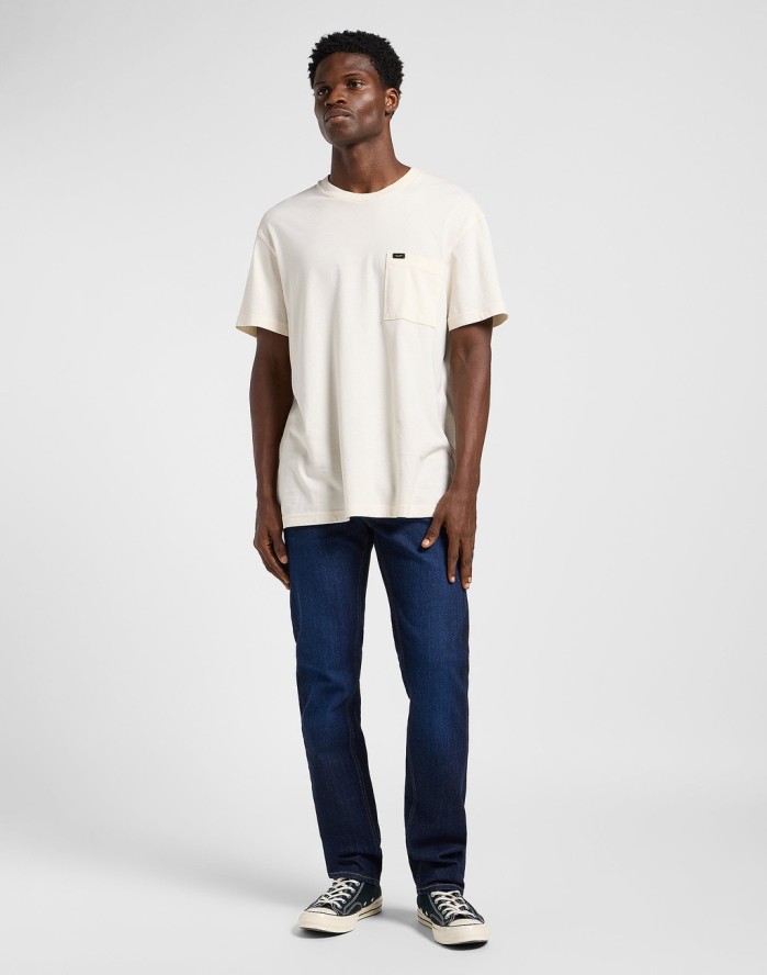 MESKIE SPODNIE LEE DAREN ZIP FLY SIREN INDIGO 112365746