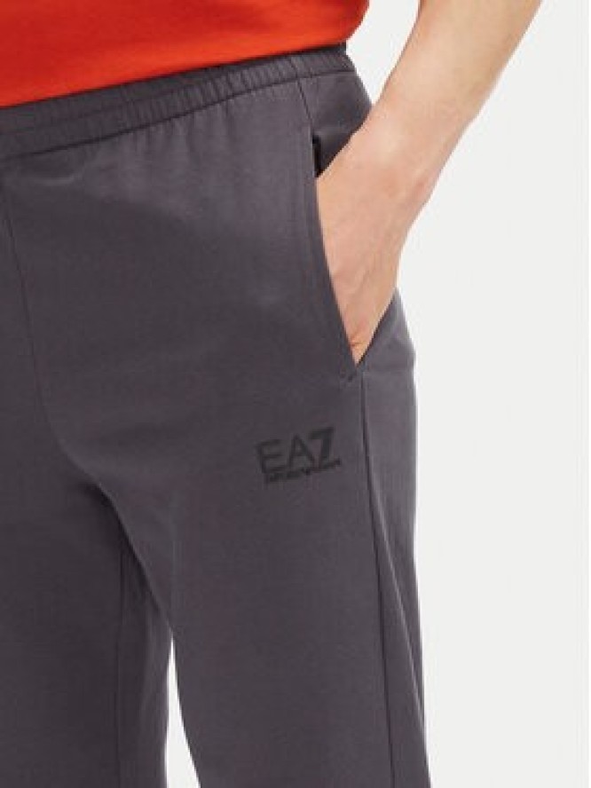 EA7 Emporio Armani Spodnie dresowe 8NPP66 PJVRZ U8115 Szary Slim Fit