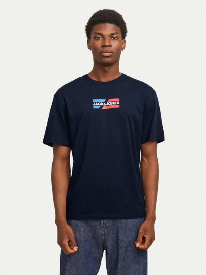 Jack & Jones T-Shirt Corp Graphic 12268415 Granatowy Regular Fit