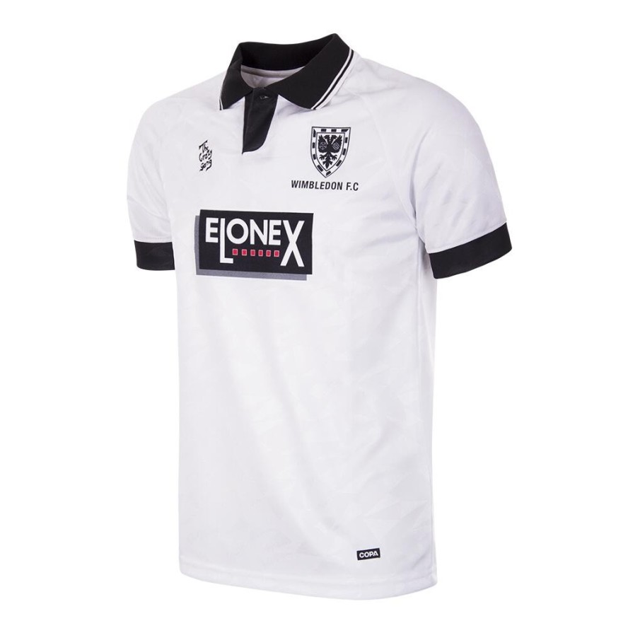 Koszulka retro piłkarska dla dorosłych - Wimbledon FC 1994-95 Wyjazdowa - Biała