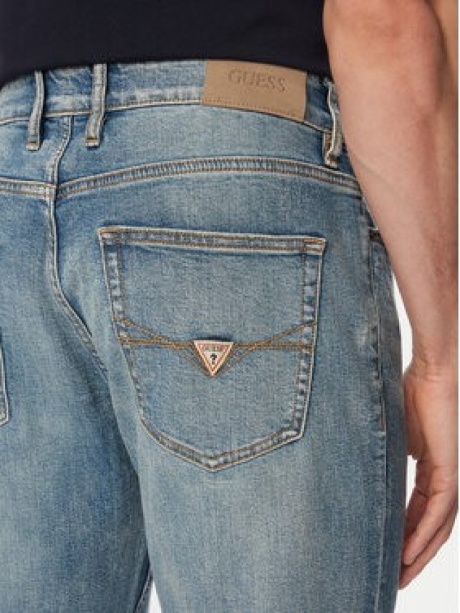 Guess Jeansy M6GAR7 D0866 Niebieski Regular Fit