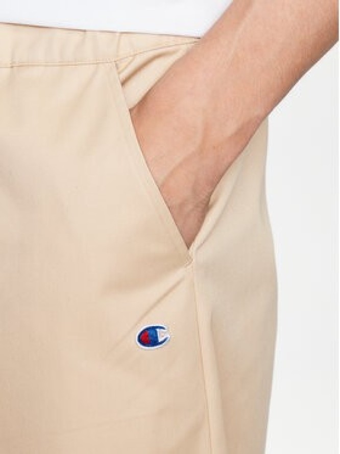 Champion Szorty materiałowe 217239 Beżowy Relaxed Fit