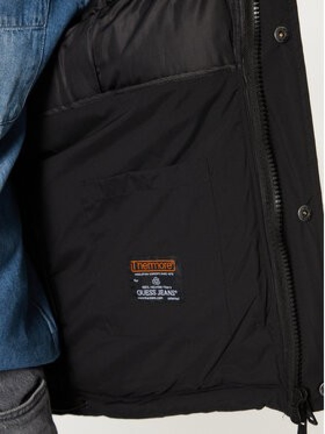 Guess Jeans Kurtka zimowa M4BL20 WGII2 Czarny Regular Fit