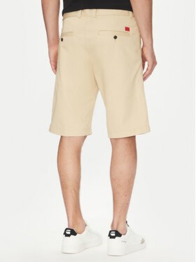 HUGO Szorty materiałowe Darik241 50505857 Beżowy Regular Fit