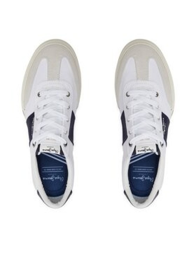 Pepe Jeans Sneakersy Kenton Strap M PMS31042 Biały