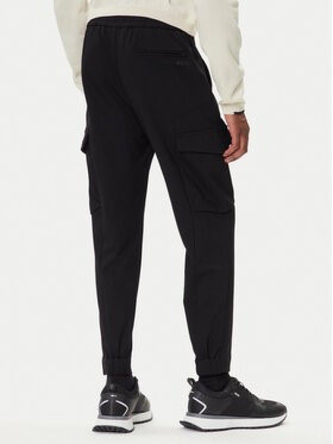 BOSS Spodnie materiałowe T_Urbanex Cargo 50547454 Czarny Regular Fit