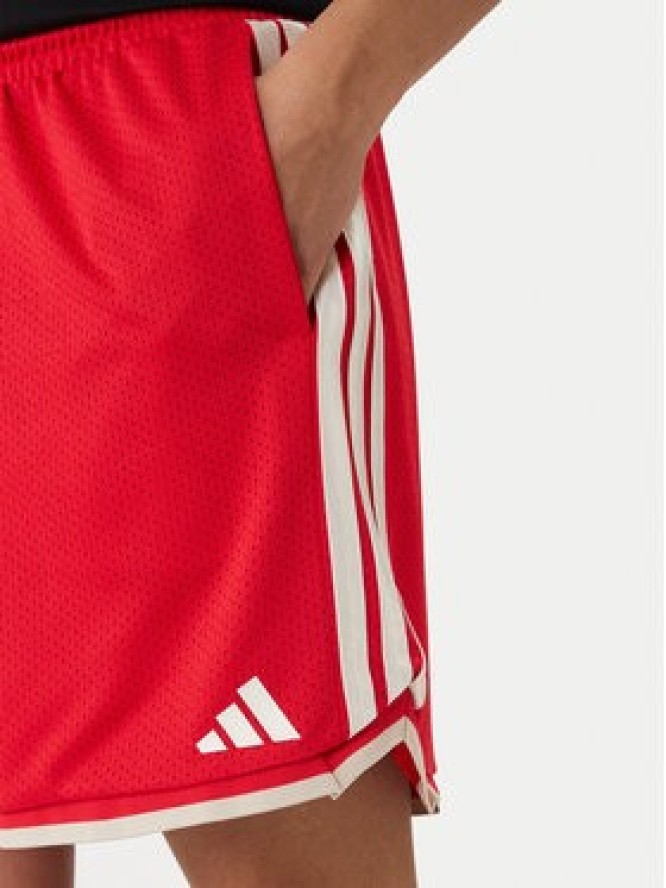adidas Szorty sportowe Stadium JZ6857 Czerwony Regular Fit
