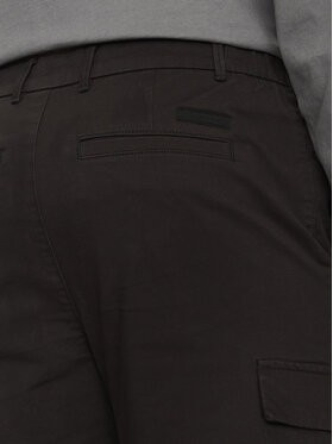 Calvin Klein Szorty materiałowe Modern Twill K10K114067 Czarny Regular Fit