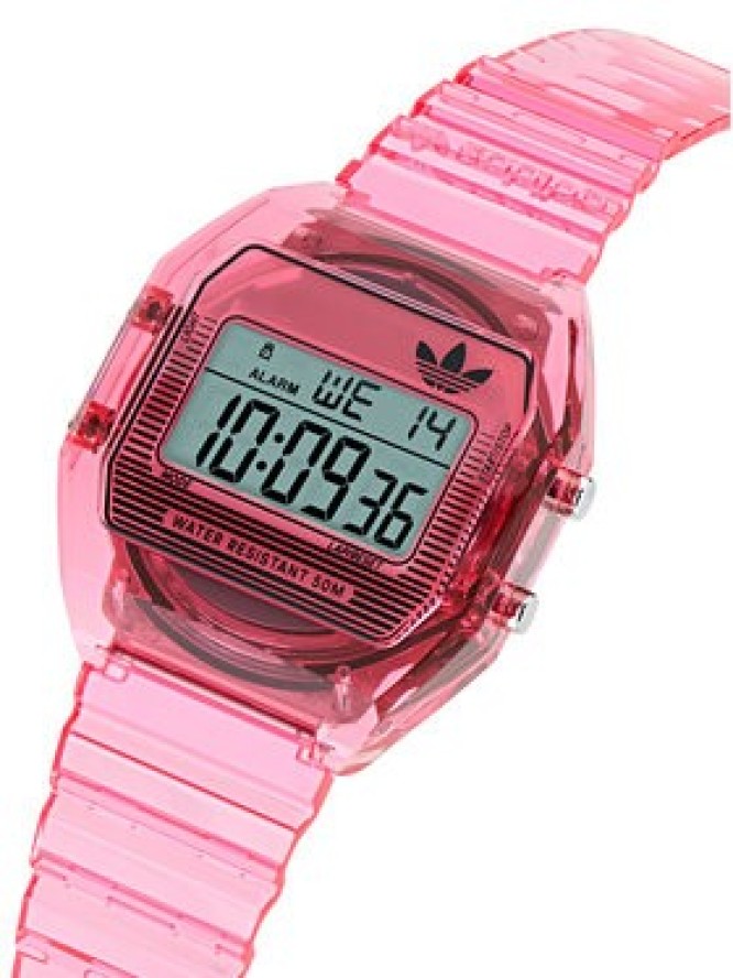 adidas Zegarek AO Street Digital Two Crystal AOST25540 Różowy