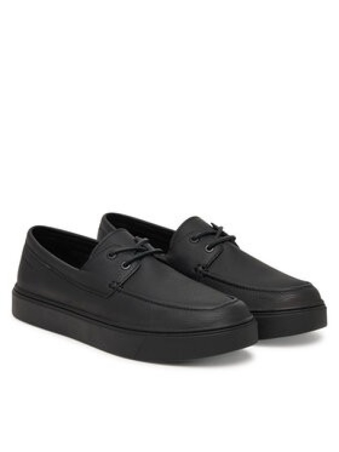 Calvin Klein Półbuty Hybrid Clean Boat Shoe Lth HM0HM02233 Czarny