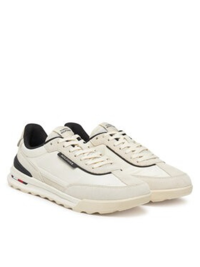 Tommy Hilfiger Sneakersy Retro Runner Nylon Mix FM0FM05523 Écru