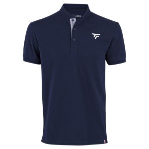 Koszulka Polo tenisowa męska granatowa Tecnifibre Polo Pique