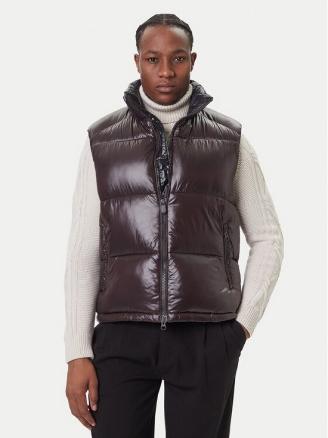 Save The Duck Kamizelka D81382U LOVE21 Brązowy Regular Fit