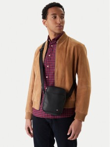 Tommy Hilfiger Saszetka Th Flag Mini Reporter AM0AM14015 Czarny