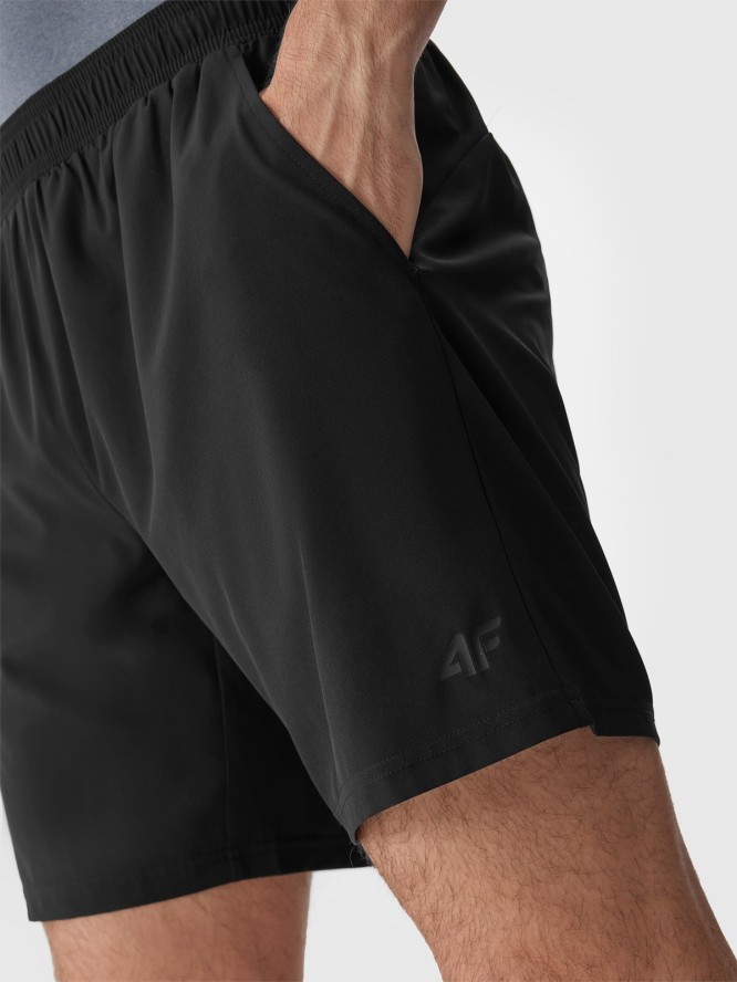 4F Spodenki treningowe 4Way Stretch męskie - czarne XXL